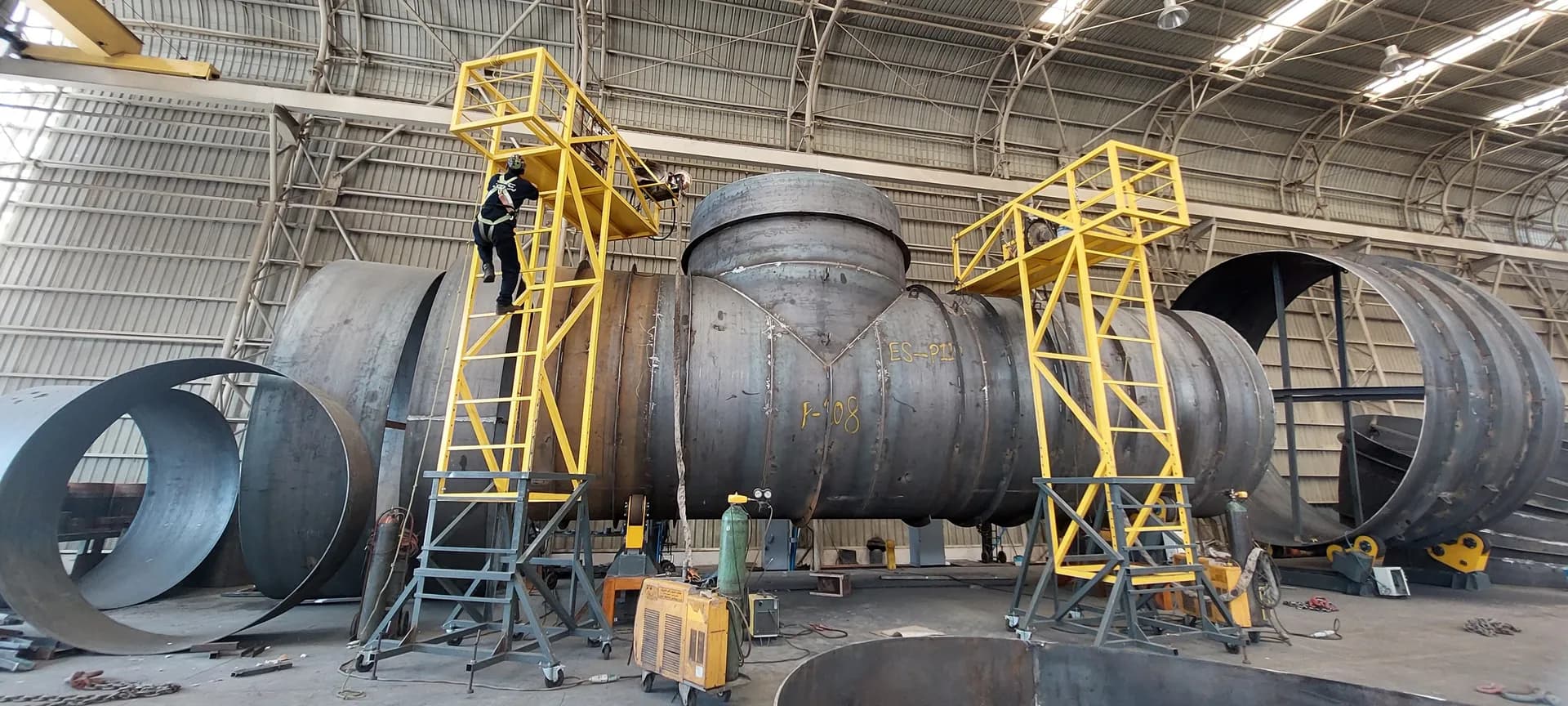Ducting and Dust Conveying System – Pelletizing Unit