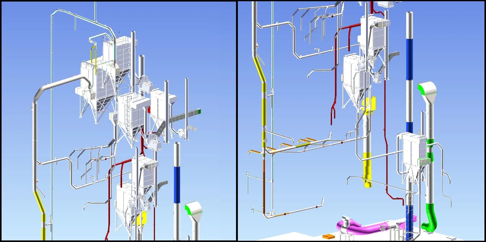 Dust Collection System – Coke Storage and Handling Unit